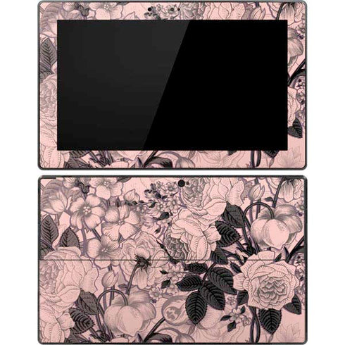 Rose Quartz Floral Surface Pro Tablet Skin